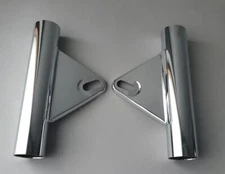 NORTON COMMANDO 750 850 71-75 HEADLIGHT BRACKET MOUNT PAIR HEADLAMP FORK EARS