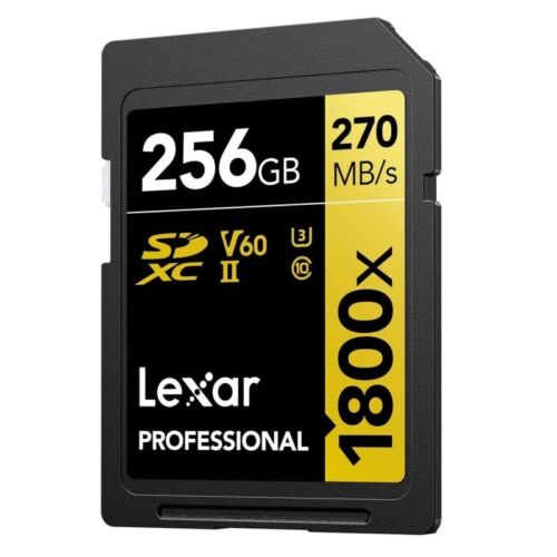 Lexar Professional 1800x 64GB 128GB 256GB 512GB 1TB SD Card UHS-II V60 C10 U3 - Picture 17 of 32