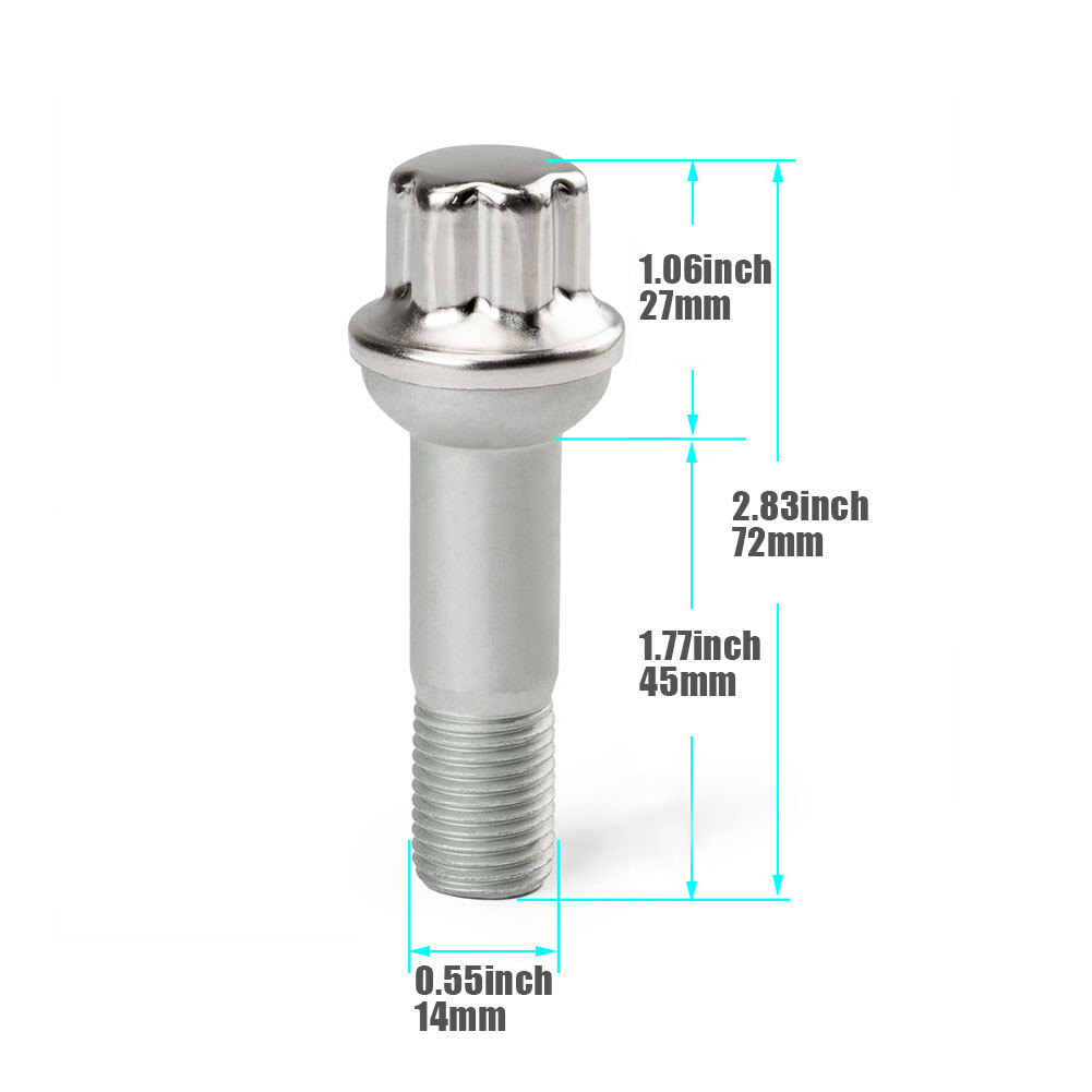 5x Wheel Lug Bolt Nuts 0009905407 For Mercedes-Benz CL GL GLK ML S