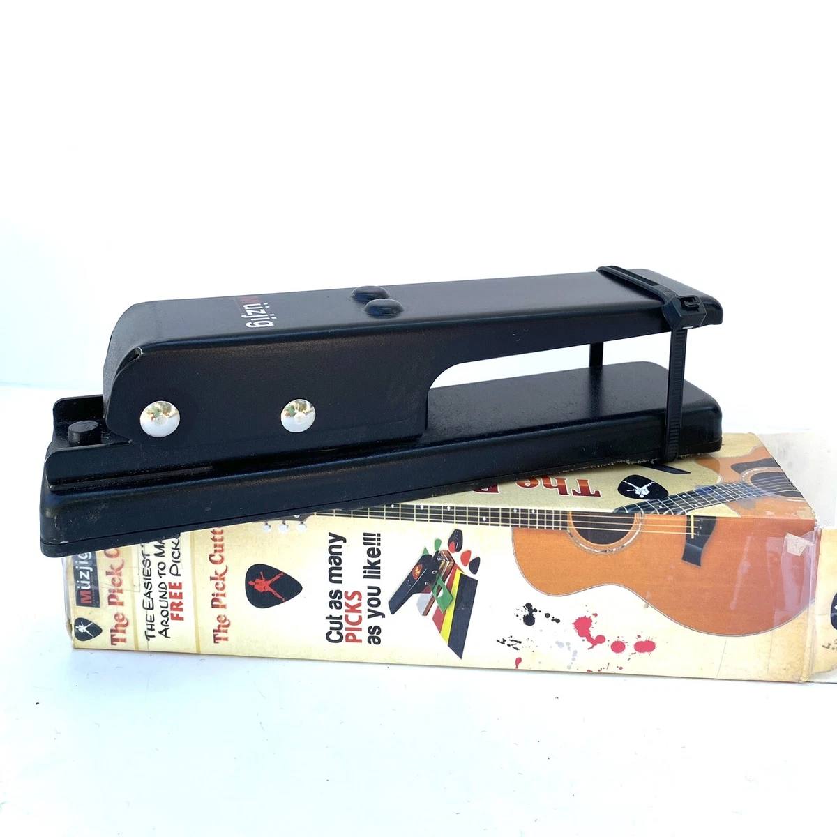 Muzjig Guitar Pick Cutter Make Your Own Guitar Picks Cut As Many