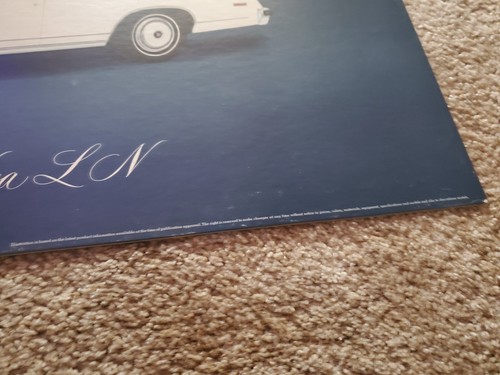 1975 75 CHEVROLET NOVA LN DEALER SHOWROOM FLOOR POSTER Vtg Sign U1 - Picture 2 of 8