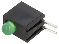 2X H101CGD Led GrüN 3 Mm Anz.Dioden: 1 20Ma Linse: Diffus 45° 2,1-2,8V Bivar