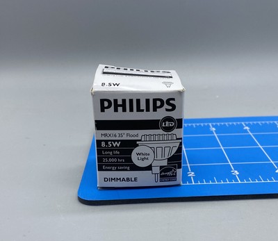 Philips MRX16 50W 8.5W Dimmable White Light LED Flood Bulb - Track Lighting NIB