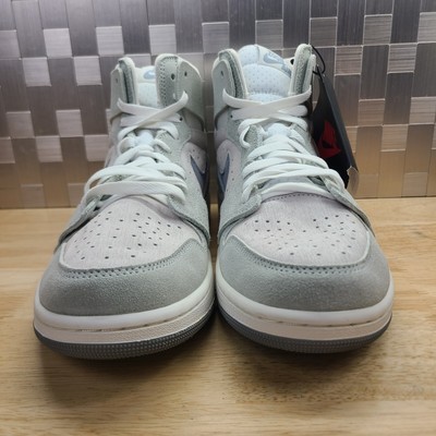 air jordan 1 white and light silver