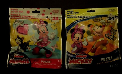 PAIR OF DISNEY 24-Piece 9.1