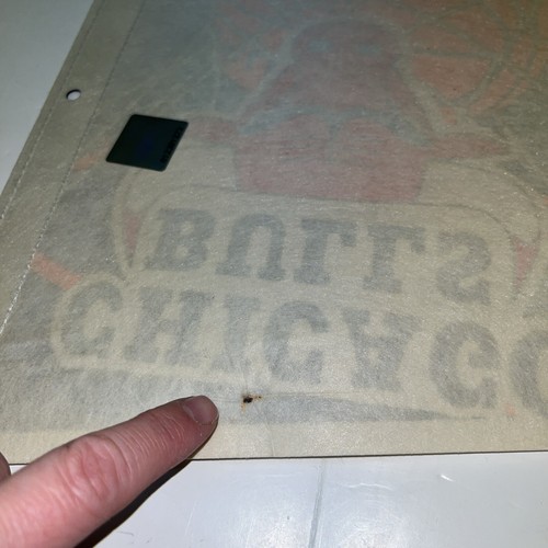 VTG 90's Wincraft Chicago Bulls Full Size Pennant Eastern Conference NBA Jordan - Picture 9 of 10