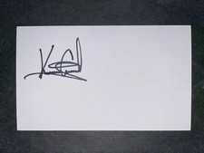2021 GIANTS: Kervin Castro, SIGNED 3x5 Card