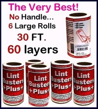 Hair Removers Cat & Dog Hair Sticky Paper 6 - 30' The Best in the MADE in USA
