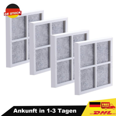 4X Air Luftfilter für Kühlschrank LG Pure N Fresh ADQ73214404 ADQ73334008 LT120F