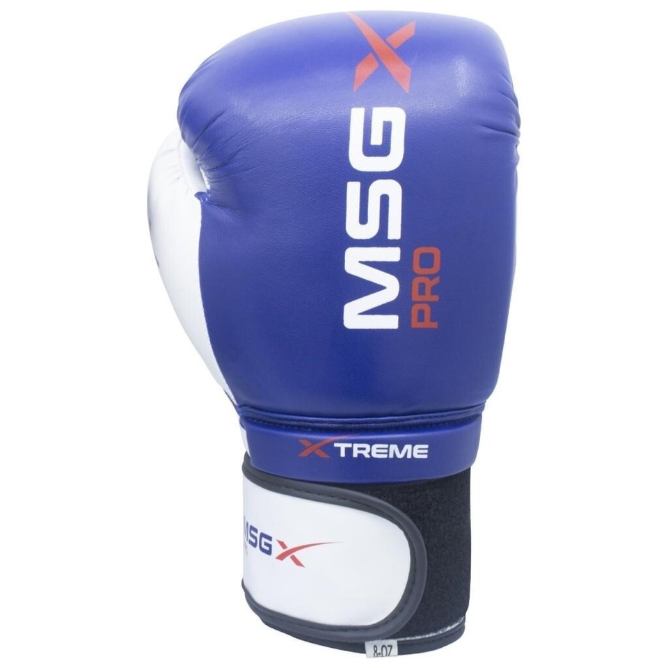 MSGX PRO Gel Leather Curved Focus Pads & Boxing Gloves Set Hand Wrap