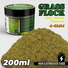 Elektrostatisches Gras 4-6mm - DRY YELLOW PAS...