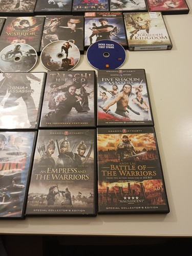 Martial Arts Kung Fu DVD Lot 21 Movies Jackie Chan Jet Li Ip man Ong Bak Donnie - Picture 13 of 14