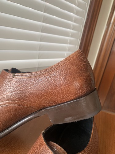 EDICIÓN LIMITADA CUERO EXÓTICO | ZAPATOS FERRAGAMO 9.5EE TRAMEZZA MONK CORREA - Imagen 10 de 15