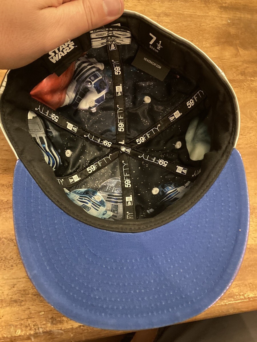 Authentic STAR WARS NEW ERA 59FIFTY R2-D2 FITTED HAT 7 1/2 