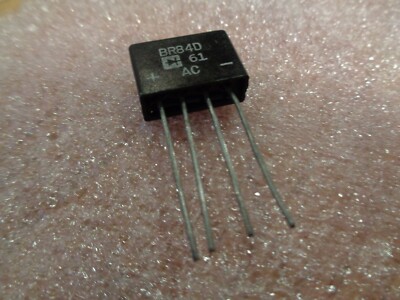 2 x BR84D DI BRÜCKENGLEICHRICHTER EINPHASIG 400V 2A 4pin UKINSTOCK