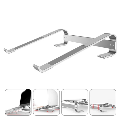  Aluminiumlegierung Computerständer Laptop -Kühlregal Hohler Laptopständer