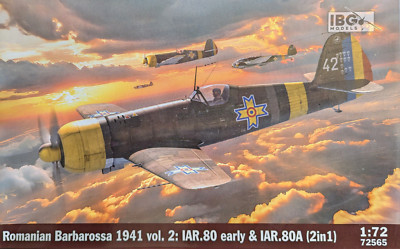 IBG 72565 - 1:72  Romanian Barbarossa 1941 vol.2 IAR 80 early & IAR 81A (2 in 1)