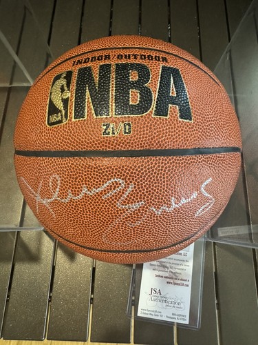 DR. J Julius Erving Signed Autographed Spalding NBA Basketball JSA COA - Picture 3 of 6