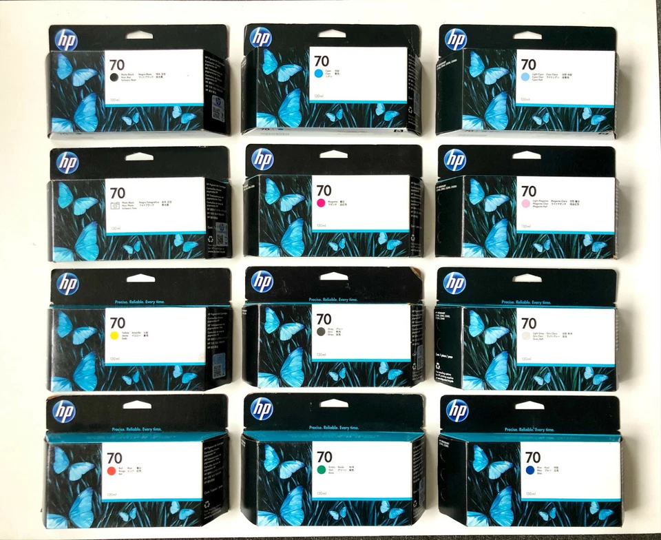 INK Cartridge HP 70 DesignJet Z3100 Z3200 / C9449A C9452A C9453A C9454A -C9459A