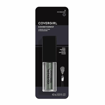 Covergirl Exhibitionist Liquid Glitter Eyeshadow #8 Moonlight. New Sealed