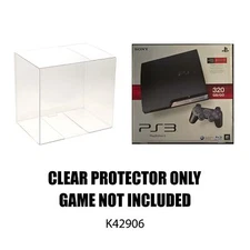 Protector For Sony PlayStation 3 Slim 320 GB Charcoal Black Console