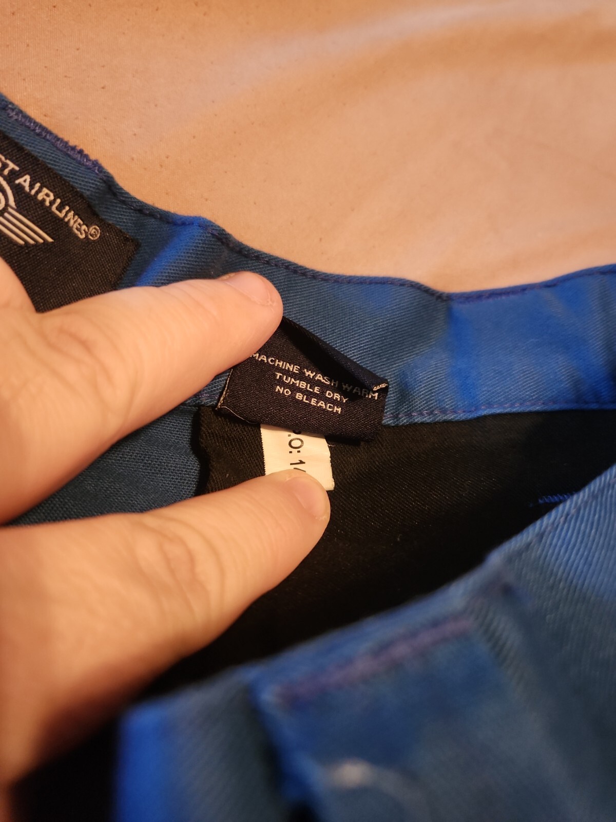 Cintas Southwest Airlines Light Blue Uniform Work Pan… Gem