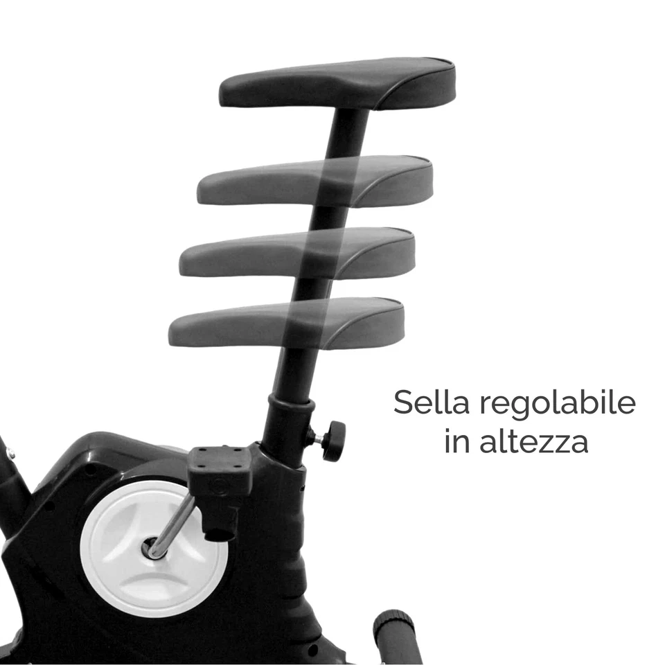 CYCLETTE EASY BELT CARDIO FITNESS ALLENAMENTO BICI DA CAMERA CICLOCAMERA - Immagine 3 di 4