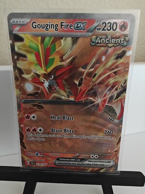 Gouging Fire ex 038/162 DOUBLE RARE - Temporal Forces - Pokemon TCG Card - NM/M
