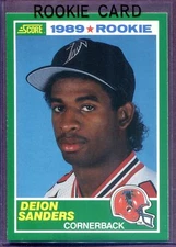 1989 Score Football Card #246-330 - Choose Your Card