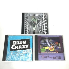 Lot of 3 DJ/Producer Beats Loops Samples Tones EDM Hip Hop CDs Loops for Acid