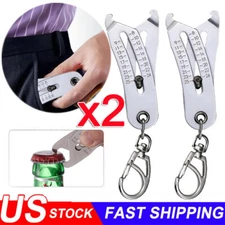 Portable Precise Thread Size Checker Keychain Bolt Size Checker Keychain Manual