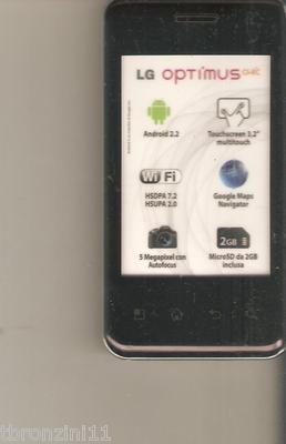 FAKE FEATURED PHONE - DUMMY - LG OPTIMUS CHI'C (IS NOT A PHONE)