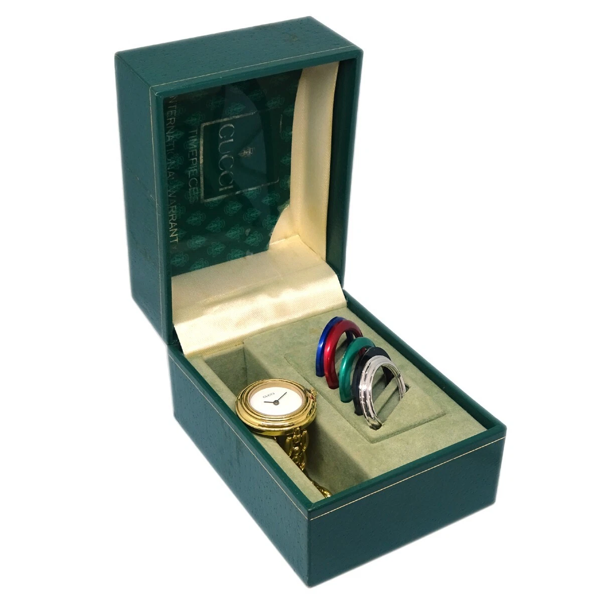 Montre caméléon Gucci 11/12.2 lunette changeante SS 194064