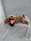 VTG Ty Beanie Baby - BONES the Dog 9 Inch Stuffed Animal tag errors