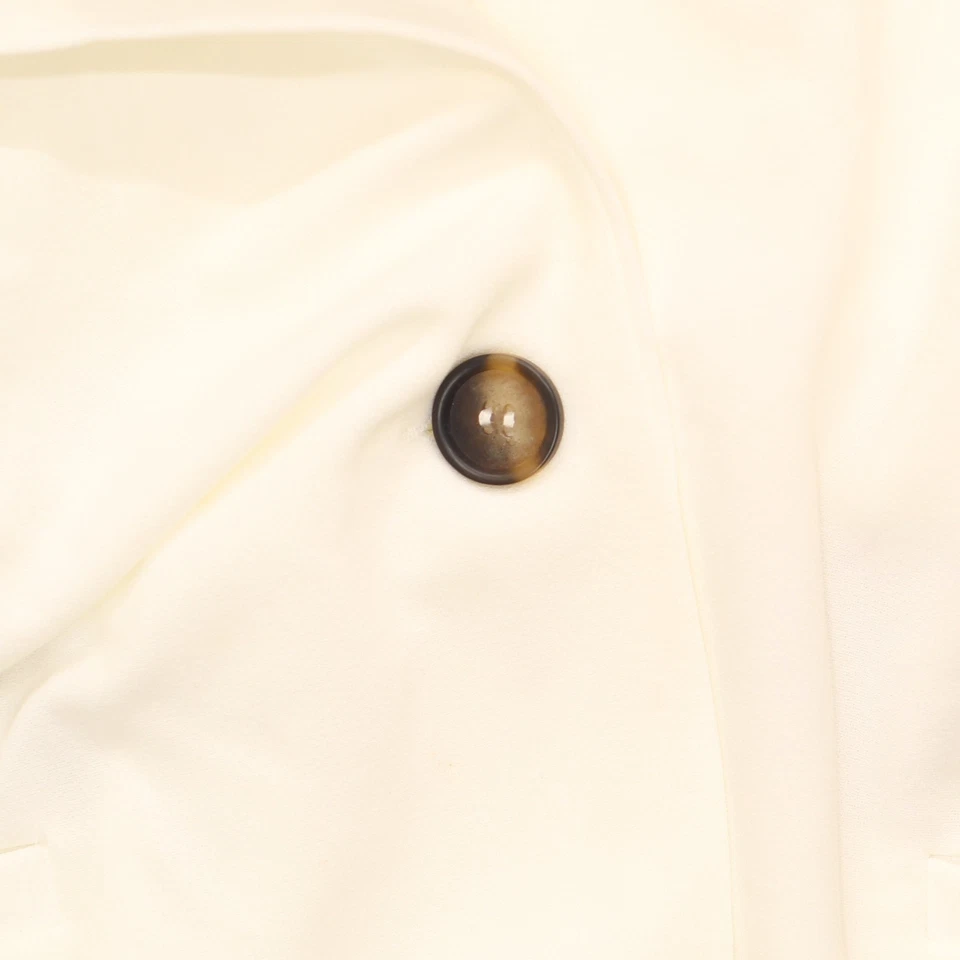 Chaqueta de mujer de crepé de buceo talla grande con mangas 3/4 blanca 3X de ny Collection Foto 4 de 4