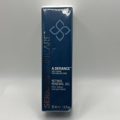 Serious Skincare A Defiance Retinol Renewal Gel Overnight Reveal 1oz New Sealed