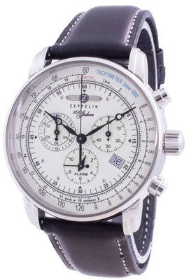 Zeppelin 100 Jahre Stainless Steel Blue Dial 8680-3 86803 Quartz Mens Watch