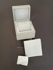 MICHELE Watch Box ~Grey Box, Pillow, Cloth & Warranty Booklet ~No Watch~