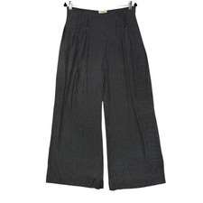 Maeve Anthropologie Polka Dot Wide Leg Pants Black White High Rise Size 10