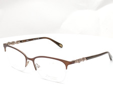 Safilo Emozioni EM 4412 YZ4 Brown Copper Women's Eyeglasses Frames 52-17-135