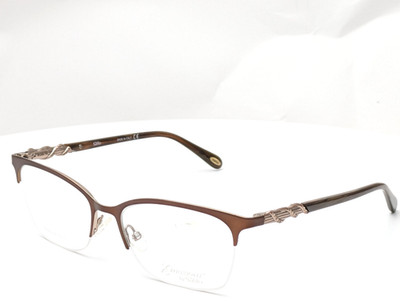 Safilo Emozioni EM 4412 YZ4 Brown Copper Women's Eyeglasses Frames 52-17-135