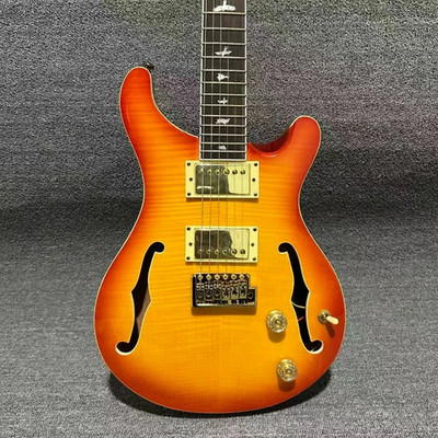 Gradient Orange P-R-S Electric Guitar 6-String HH Pickup Rock Jazz Style