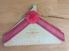 Lindsay Phillips Interchangeable Switch Flop-Color Pop, Flower, Pink-Large