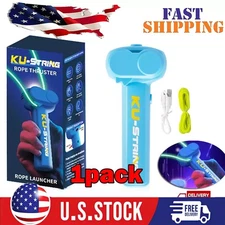 String Toy Loop Glow in The Dark Portable Rope Launcher Kids Gift Electric