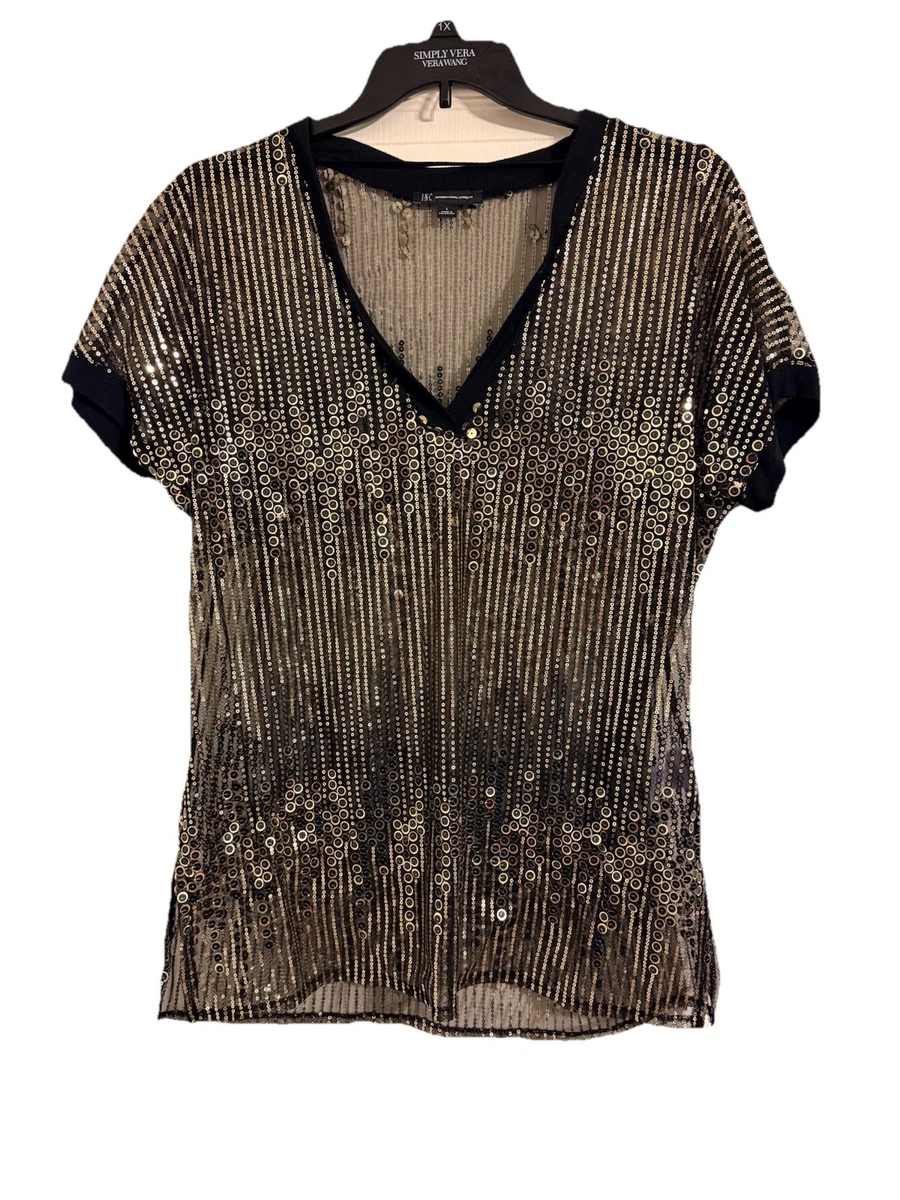 Tunique ornementée de sequins / à sequins noir Yoek | La Redoute