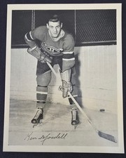 1945-1954 - QUAKER OATS PHOTO - KEN MOSDELL - MONTREAL CANADIENS - ORIGINAL