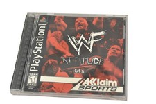 WWF Attitude Sony PlayStation 1 PS1 Video Game Acclaim Sports Wrestling T Rated