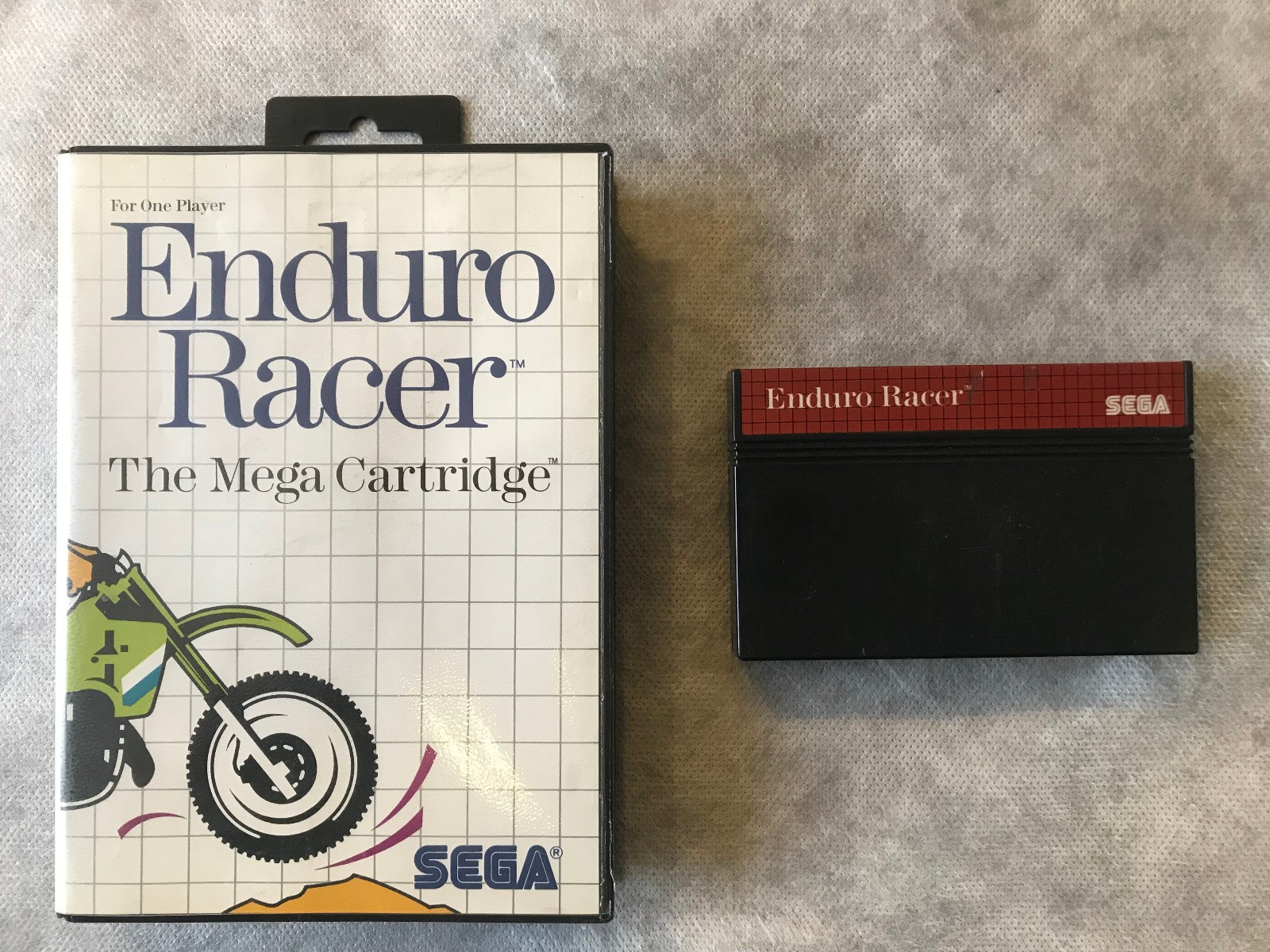 JEU SEGA MASTER SYSTEM ENDURO RACER EN BOITE TESTE