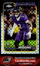2024 Topps Chrome #227 Nate Wiggins X-Fractor