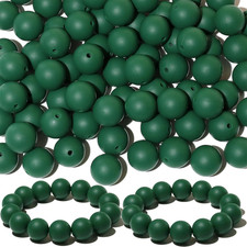 120Pcs 15Mm Bulk Silicone Beads for Pens and Keychain Making,Large Bead for Nec
